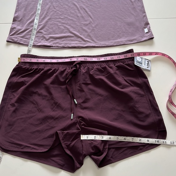 Johnny was Calme Set Elements Waist Short & Effect Tank Fig Purple Size XL - Picture 6 of 15